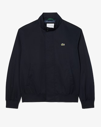 Campera Harrington de sarga hidr&oacute;fuga