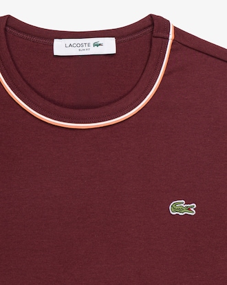 Remera Jersey con Detalle en Contraste