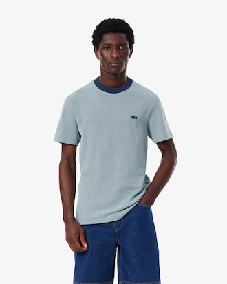 Remera Piqué Con Cuello Contrastado