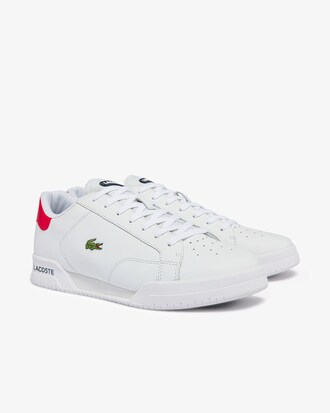 T&ecirc;nis masculino Twin Serve em couro com toque de cor