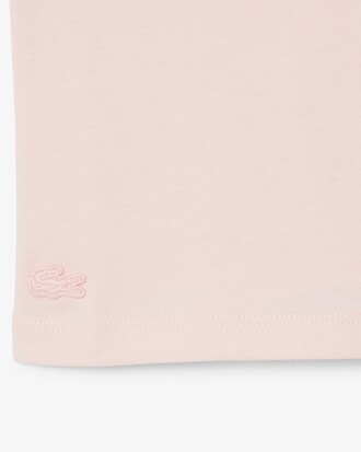 Remera de algod&oacute;n con insignia en contraste