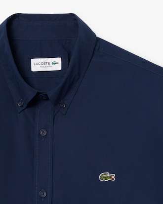 Camisa Modelagem reta em Popeline Stretch