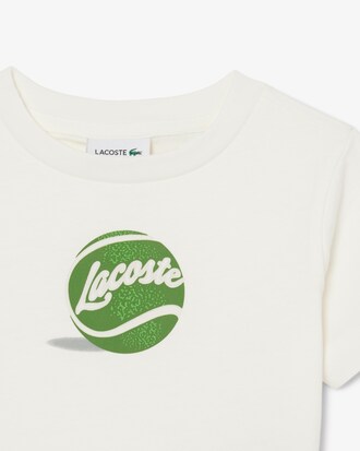 Tennis Print Cotton T-shirt