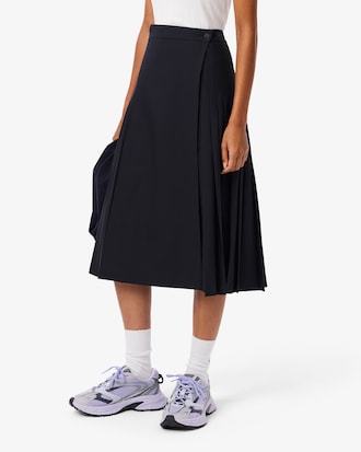 Pollera Midi Plisada de Lana