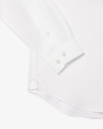 Camisa em Popeline de Algod&atilde;o de Caimento Regular