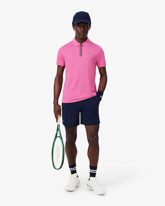 Polo Tennis Ultra Dry Stretch com Jacquard