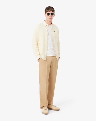 Pantal&oacute;n chino de algod&oacute;n de corte recto