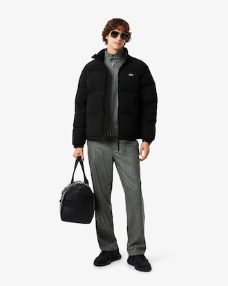 Jaqueta Puffer com Capuz Repelente &agrave; &Aacute;gua