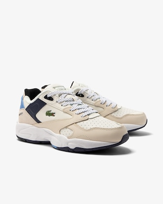 T&ecirc;nis feminino Lacoste Storm 96 Lo em couro