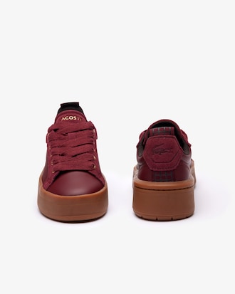 Tênis feminino Carnaby Platform em couro com colorblock