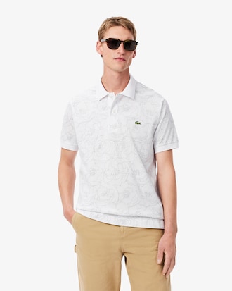 Polo L.12.12 Estampa De Floral Classic Fit