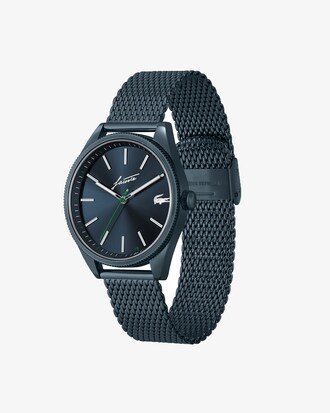 Rel&oacute;gio Lacoste Masculino A&ccedil;o Azul