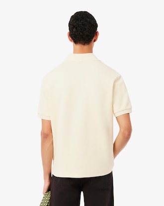 Polo em Moletom com Aplique Bordado Corte solto
