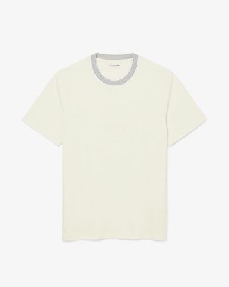 Camiseta em Malha de Algodão Bordada