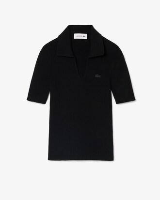 Camisa Polo de Manga Curta em Malha 3D