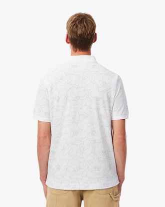 Polo L.12.12 Estampa De Floral Classic Fit