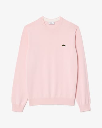 Sweater De Algodón Con Cuello Redondo